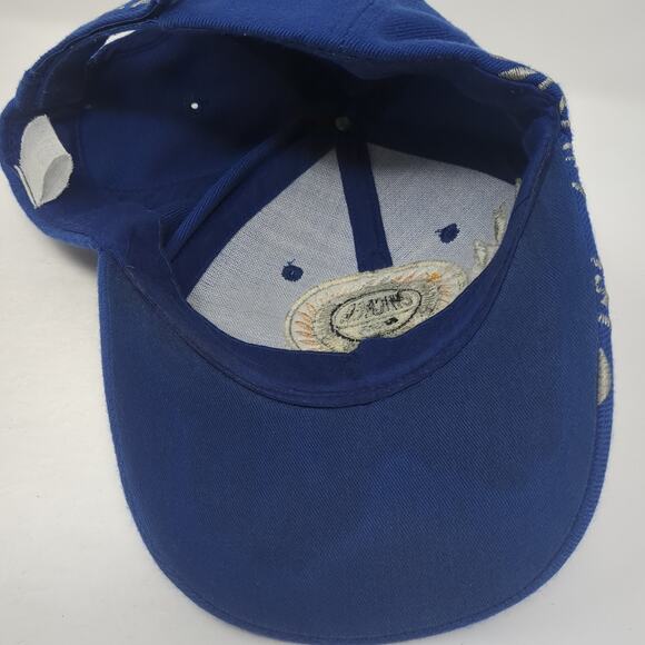 Chicago U.S.A Strapback Baseball Cap Blue One Size Adjustable Embroidered - Picture 7 of 8